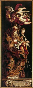  pet oil painting - Raising of the Cross Sts Amand and Walpurgis Baroque Peter Paul Rubens